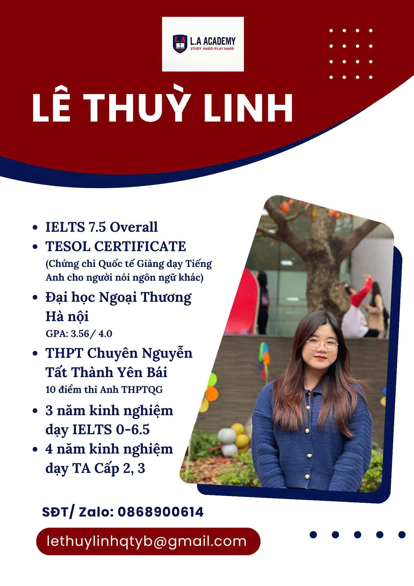 Giảng viên Lê Thuỳ Linh